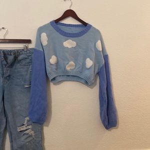 Cloud sweater from Romwe